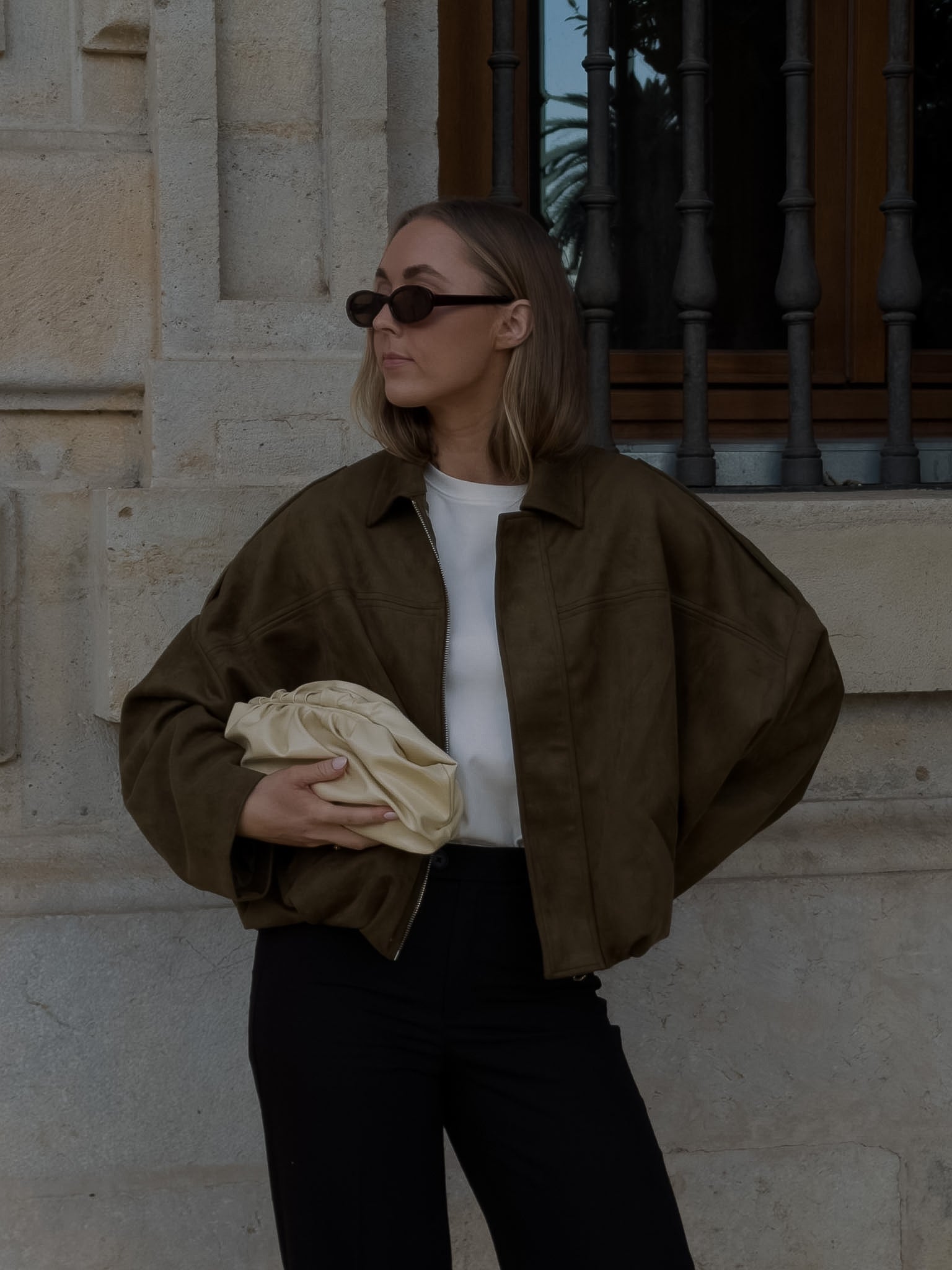 VMHAZEL Bomber - Military Olive